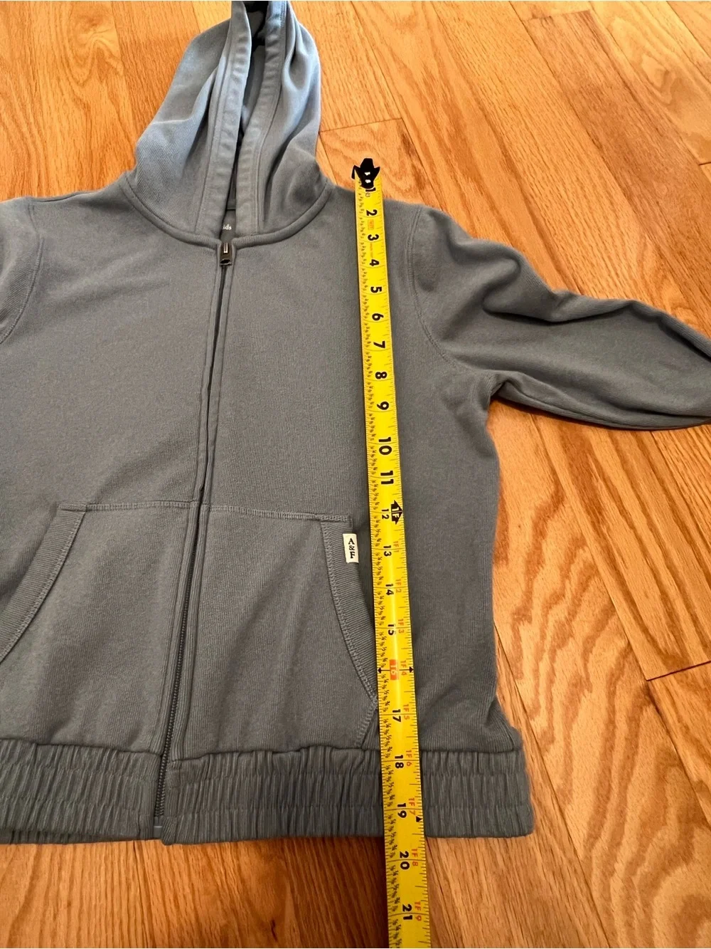 abercrombie kids soft blue zip hoodie